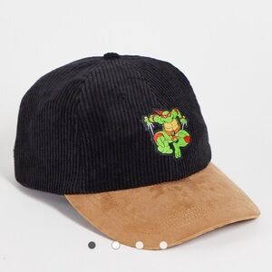 ISO- not for sale TMNT ASOS DESIGN baseball cap Ninja Turtles corduroy snapback